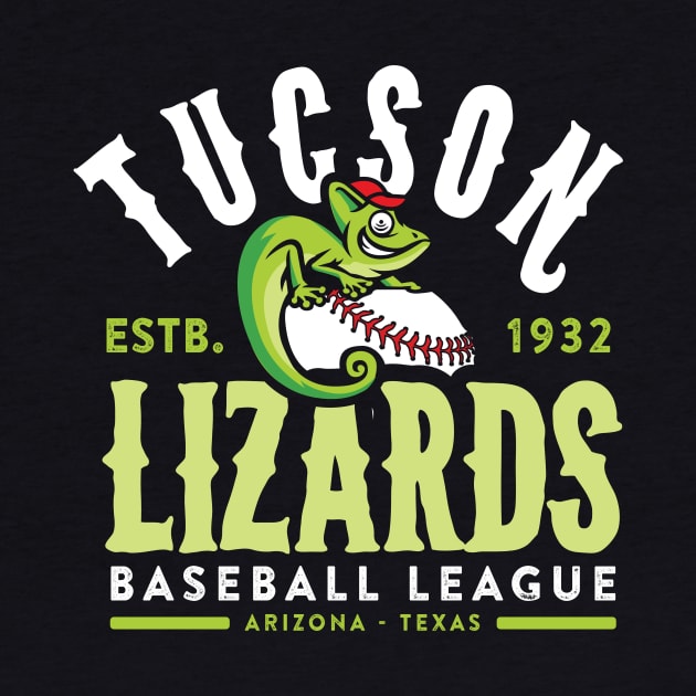 Tucson Lizards Baseball by MindsparkCreative